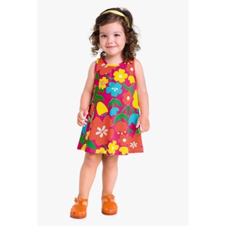 Vestido Momi em Algodão Xadrez - Pilili Moda Infantil