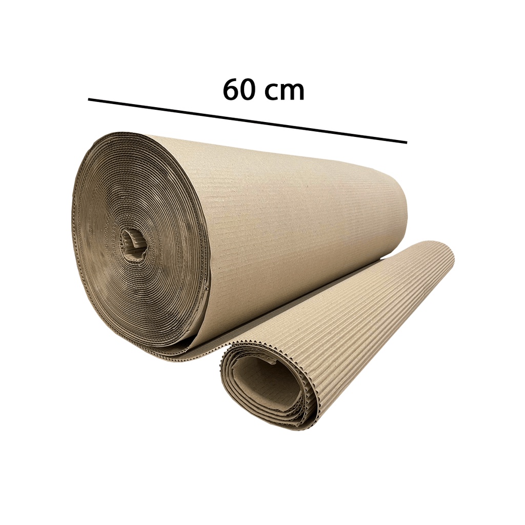 Rolo Papelão Ondulado 60CM X 10M - Construção, Reforma, Jardinagem, Transporte, Estocagem de produtos, Mudança