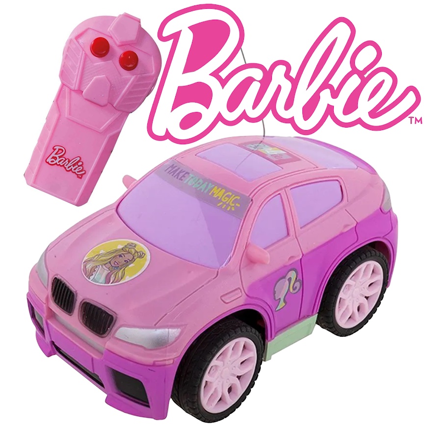 Carrinho de Controle Remoto Barbie Fashion Driver 3 Funções - Candide