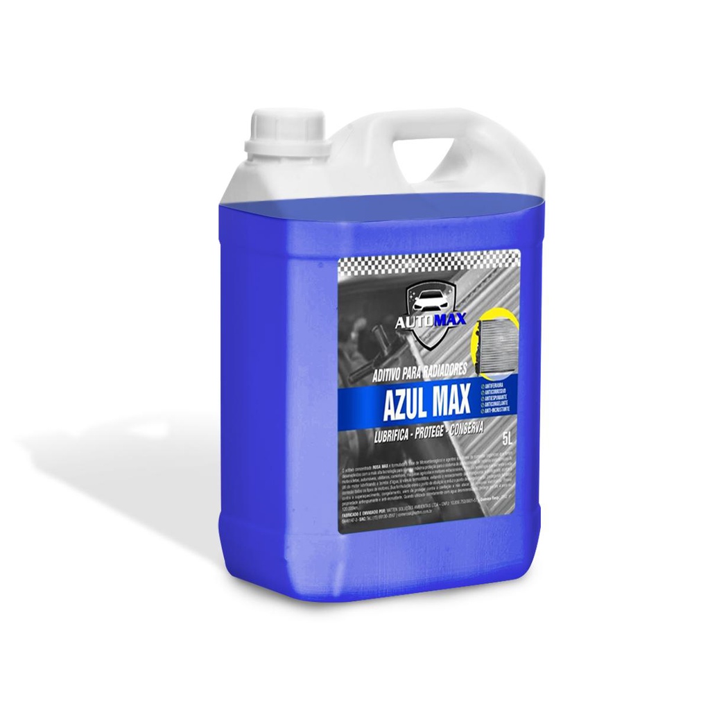 Aditivo Fluido Automotivo Radiadores 5L Pronto Uso Azul