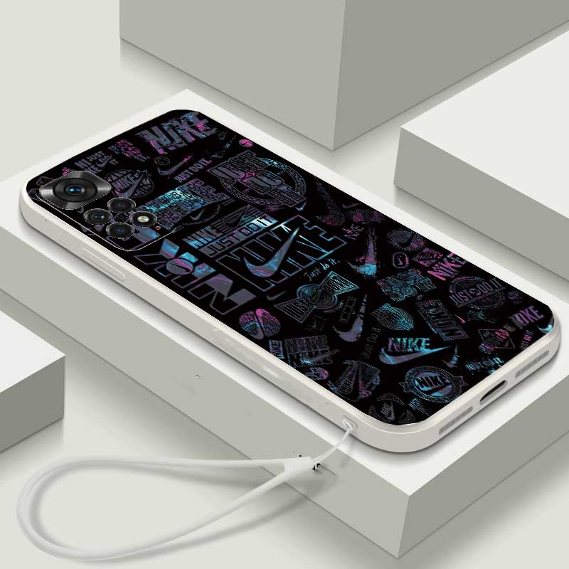 Caixa Redmi Nota 7 10 9 8 Pro 9A 9C 9T Xiaomi MI 11 Lite 11T ProCool Bear Spider-Man Tendência Marcas Grafite Logotipo Tpu Capa Da Do Telefone