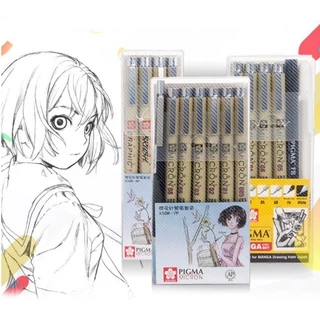 Caneta Sakura/Grupo de ferramentas de desenho/Figma Micron Art Pen 005/01/02/03/04/08/1.0/2.0/3.0