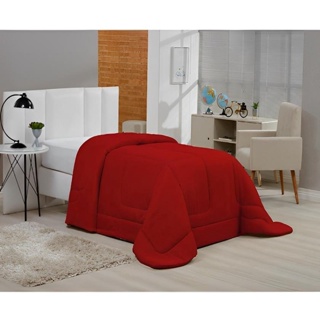 Edredom AVULSO 1pc Casal Premium Dupla Face Liso Frio Quente