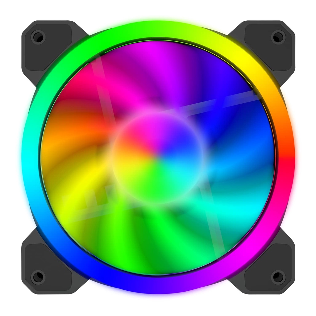 Redragon KIT COM 5 FANS 120X25MM T-TGF515 RGB PRETO | Shopee Brasil