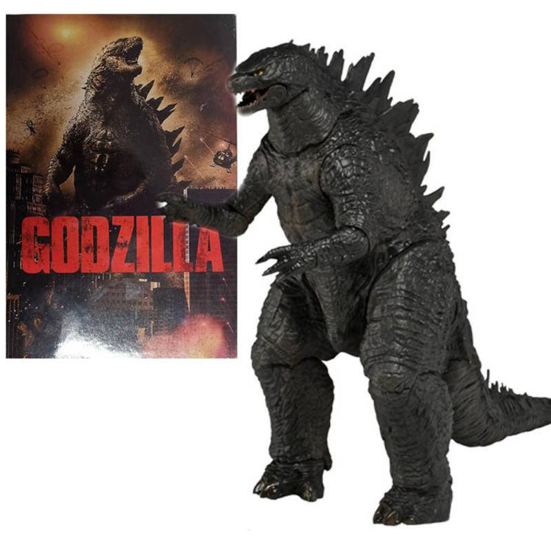 NECA 2014 Versão Do Filme Edição Limitada Godzilla Ação Articulada Em PVC Queimado Figura Kids Gift 17cm