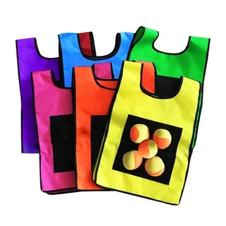 Jogo De Arremesso Interativo De Bola Pegajosa Infantil Crazy Dodge Ball Sticky Clothes Vest Kindergarten Pais E Filhos