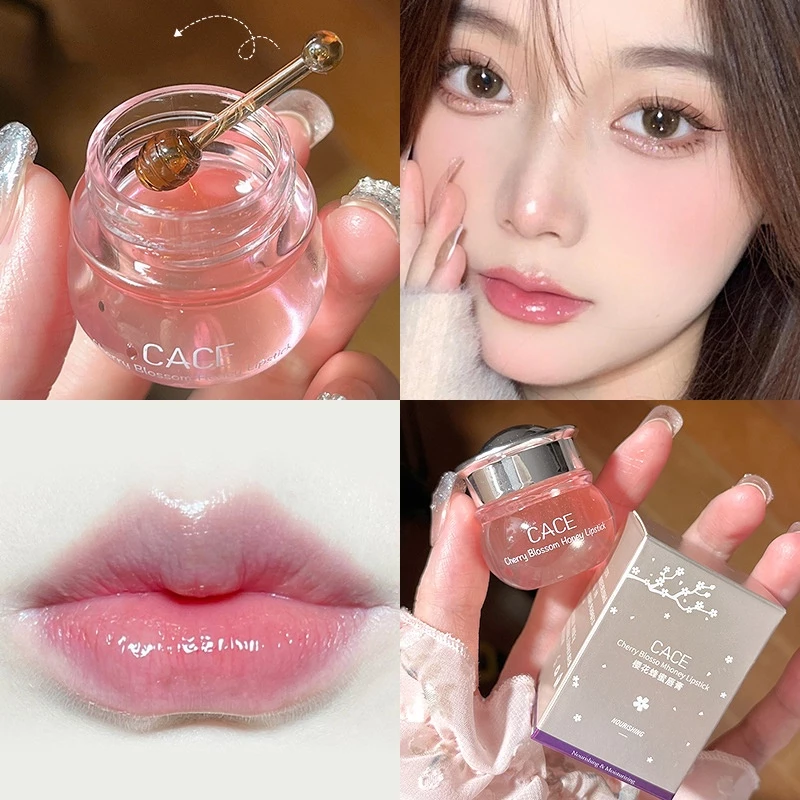 Bálsamo labial de mel de flor de cerejeira / creme hidratante reparador bálsamo labial rachado