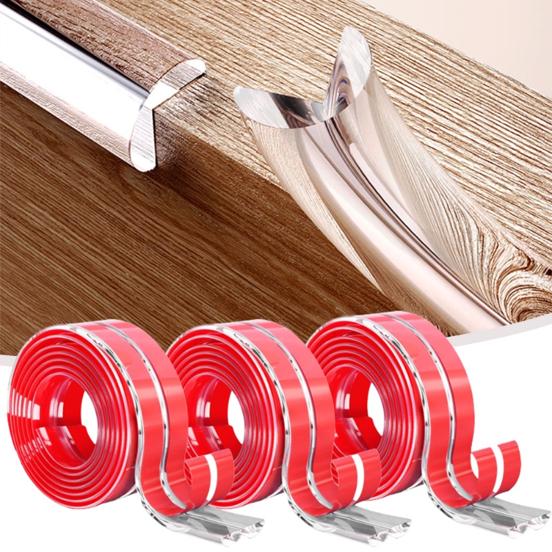 Universal Silicone Transparente Em Forma De W Mesa De Escrivaninha Canto Protetor De/Soft Waterproof Baby Safety Elastic Buffer Anti-Colisão