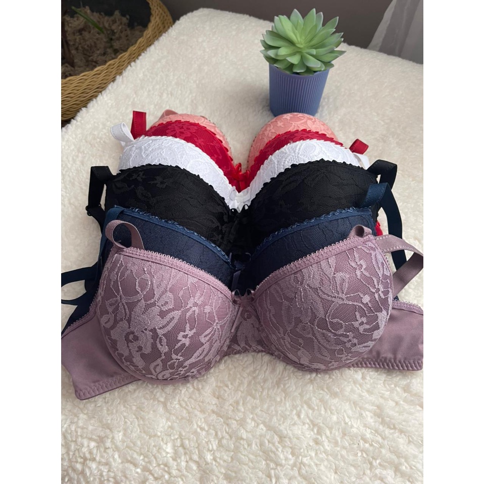 Sutiã Reforçado Renda Bojão Soutien Plus Size Sustentação St012