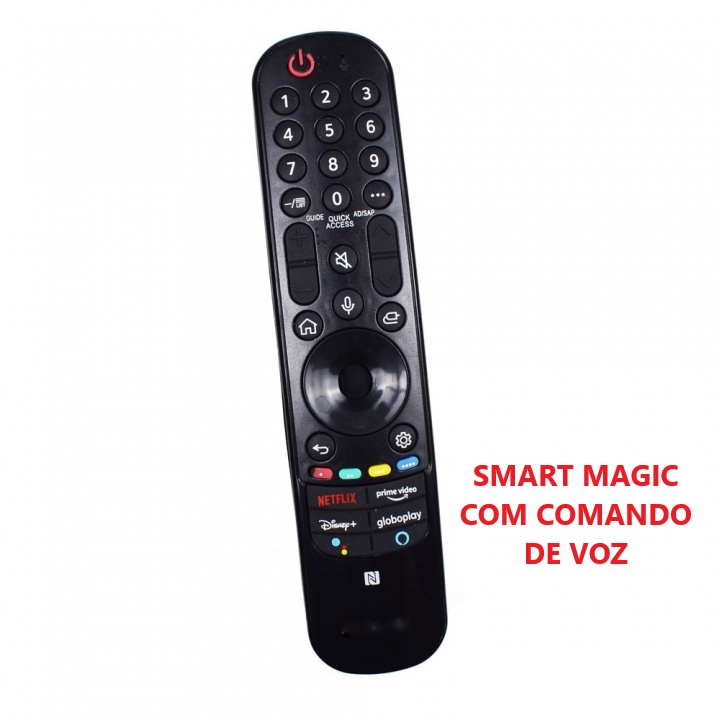 CONTROLE REMOTO SMART MAGIC PARA TV LG COM COMANDO DE VOZ -9178 ...