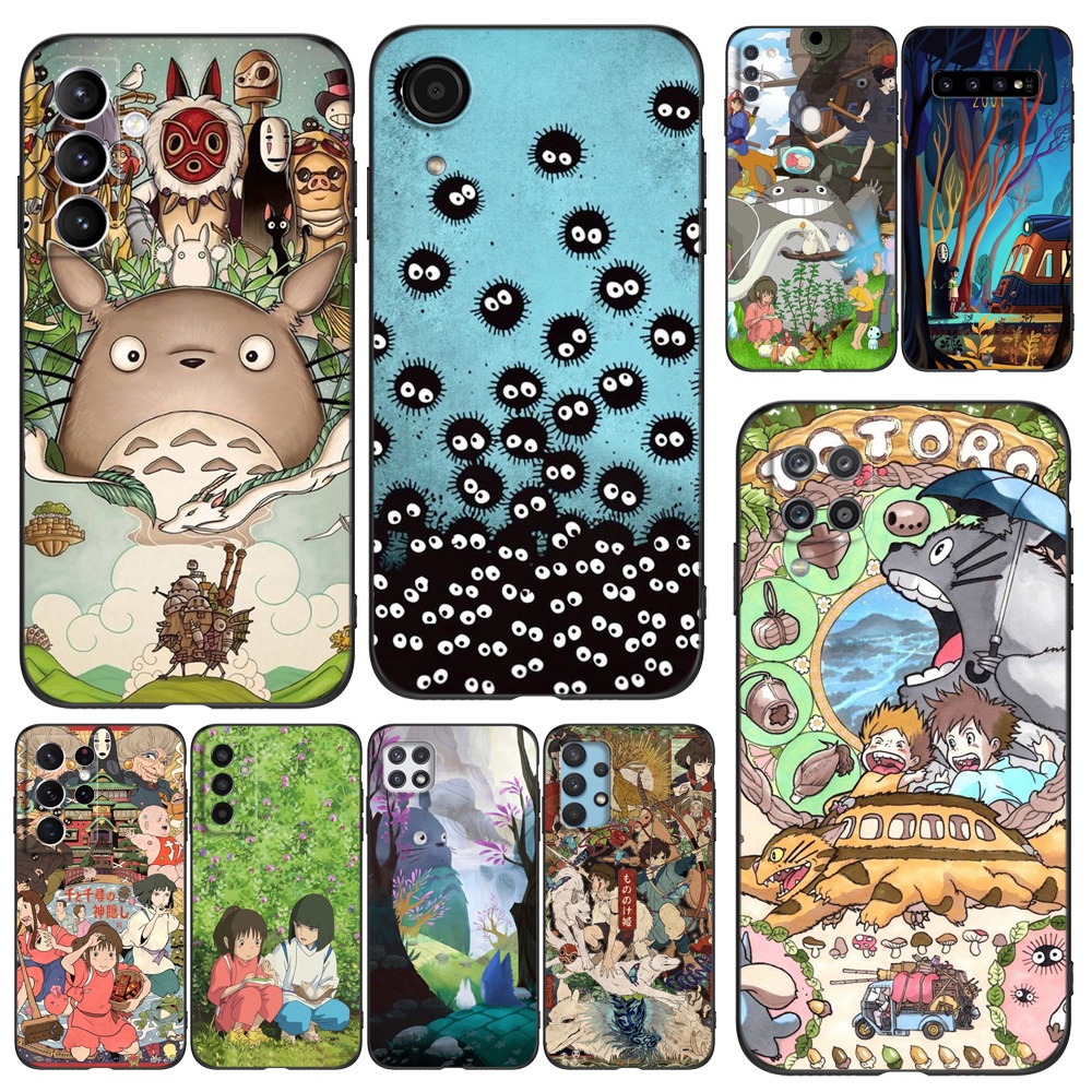 Estojo Para Samsung Galaxy A04 4G A14 A34 A54 5G Capa De Silicone Macia Telefone tpu Japão Totoro Chihiro San