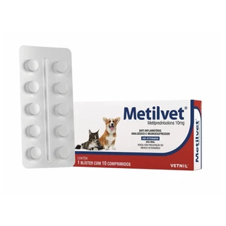 Anti-Inflamatório Metilvet 10mg 10 comprimidos