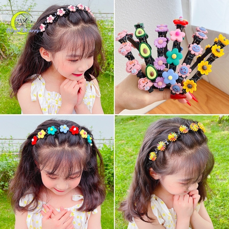 Acessórios Para O Cabelo Das Crianças Coreanas Meninas Cabelo Banda Headband Bonito Do Bebê Faixa De Cabelo Trançado Hairpin
