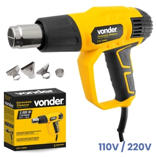 Soprador Térmico Vonder Profissional STV200N C/4 Bicos