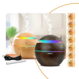 Umidificador Ar Difusor Aromatizador Ambiente Oleos Eletrico Aromaterapia Massagem Ultrassonico Portatil Escritório Quarto Bom Sono