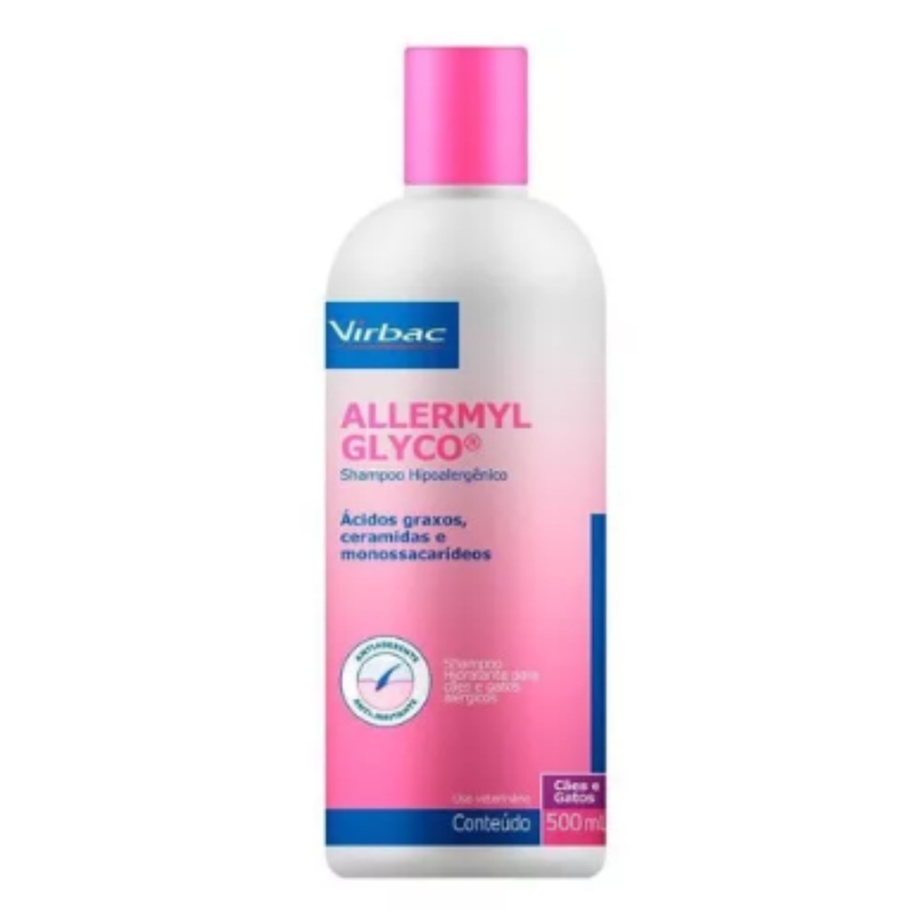 Shampoo Virbac Dermatologico Allermyl 500ml Virbac Shopee Brasil