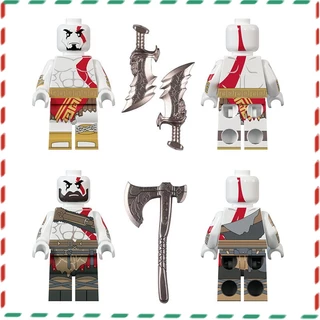 Brinquedos Educativos Deus Da Guerra Kratos Minifigure Building Blocks Modelo De Boneca De Presente Para Crianças