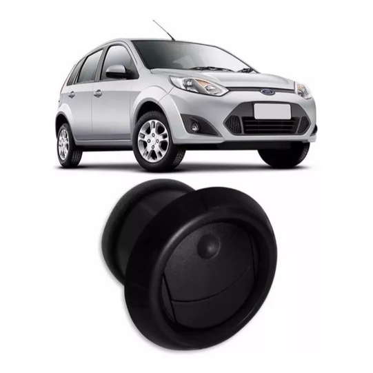 Difusor De Ar Central Lateral Ford Fiesta 2008 A 2014 Preto