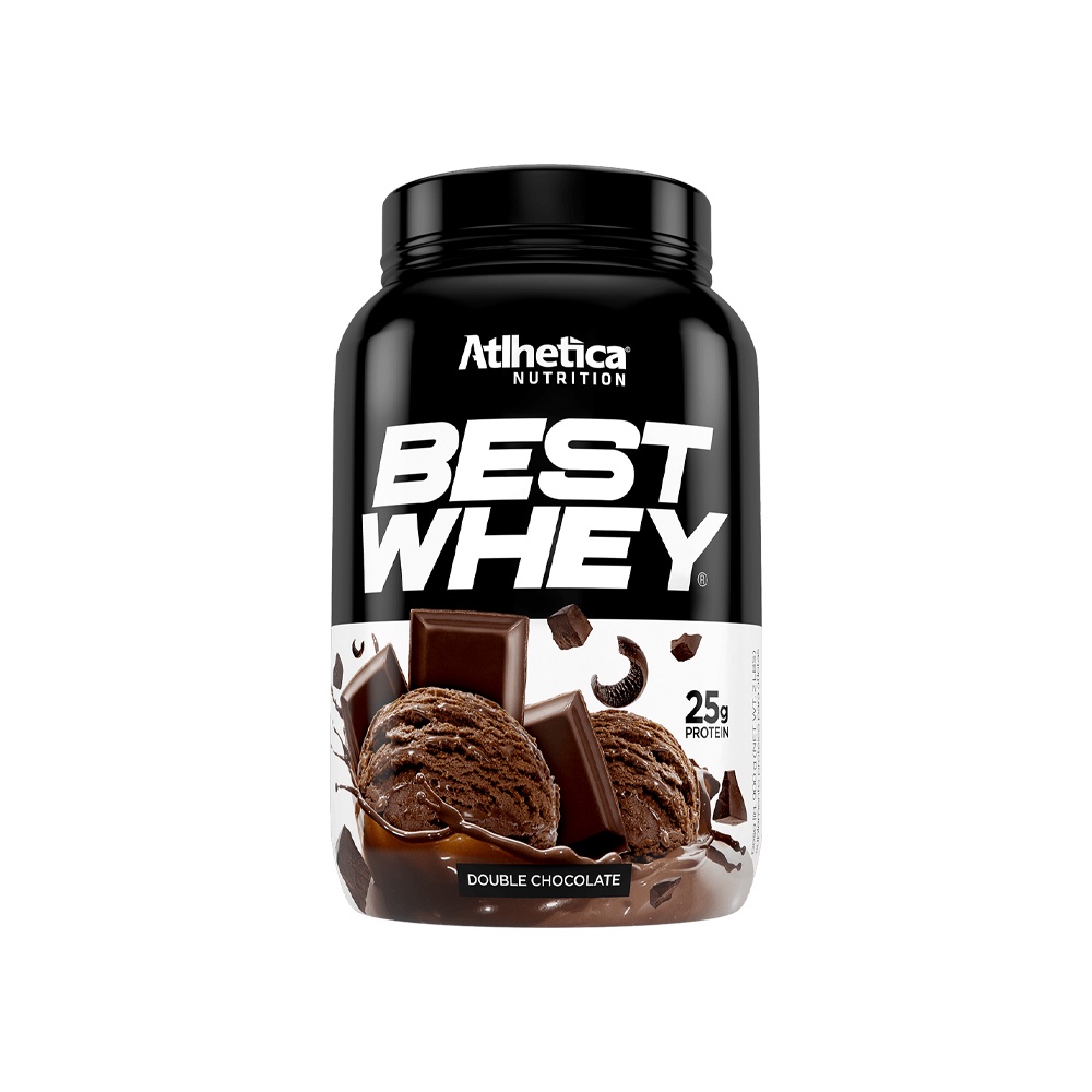 Best Whey (900g) Double Chocolate Atlhetica Nutrition