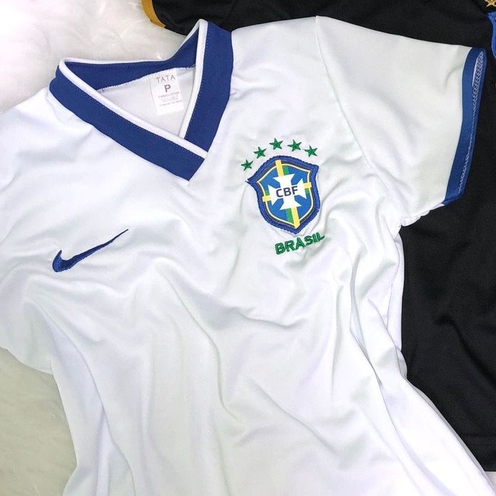 Camisa Branca do Brasil 2022 em Promoção na Shopee Brasil 2024