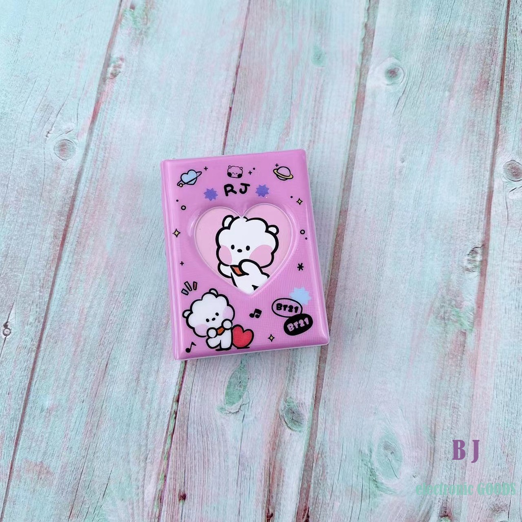 Kpop BTS Bangtan Boys Mini Fichário Fotográfico Transparente