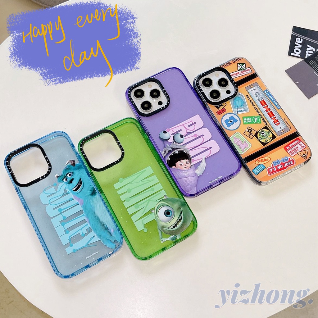 Caixa Para iPhone 11 15 14 Pro Max 13 Monster Brilhante Universidade Mike Sullivan Cute Cartoon À Prova De Choque TPU Soft Capa Protetora Queda 12Pro