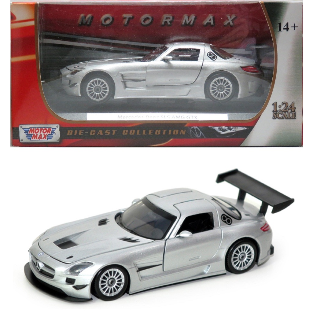 Mercedes-Benz SLS AMG GT3 - 1/24 - Motormax | Shopee Brasil