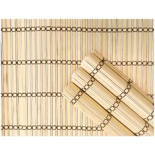 jogo americano BAMBU para mesa BEJE conjunto esteira descanso para prato 2 UNIDADES cozinha