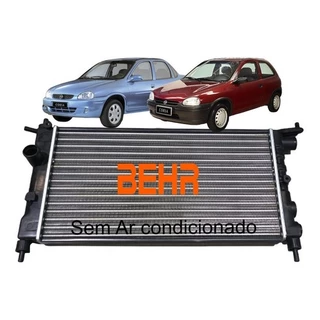 Radiador Behr GM Corsa 1.0 1.4 1.6 94 96 98 2000 2002 2004 2006 2008 2010 Sem Ar