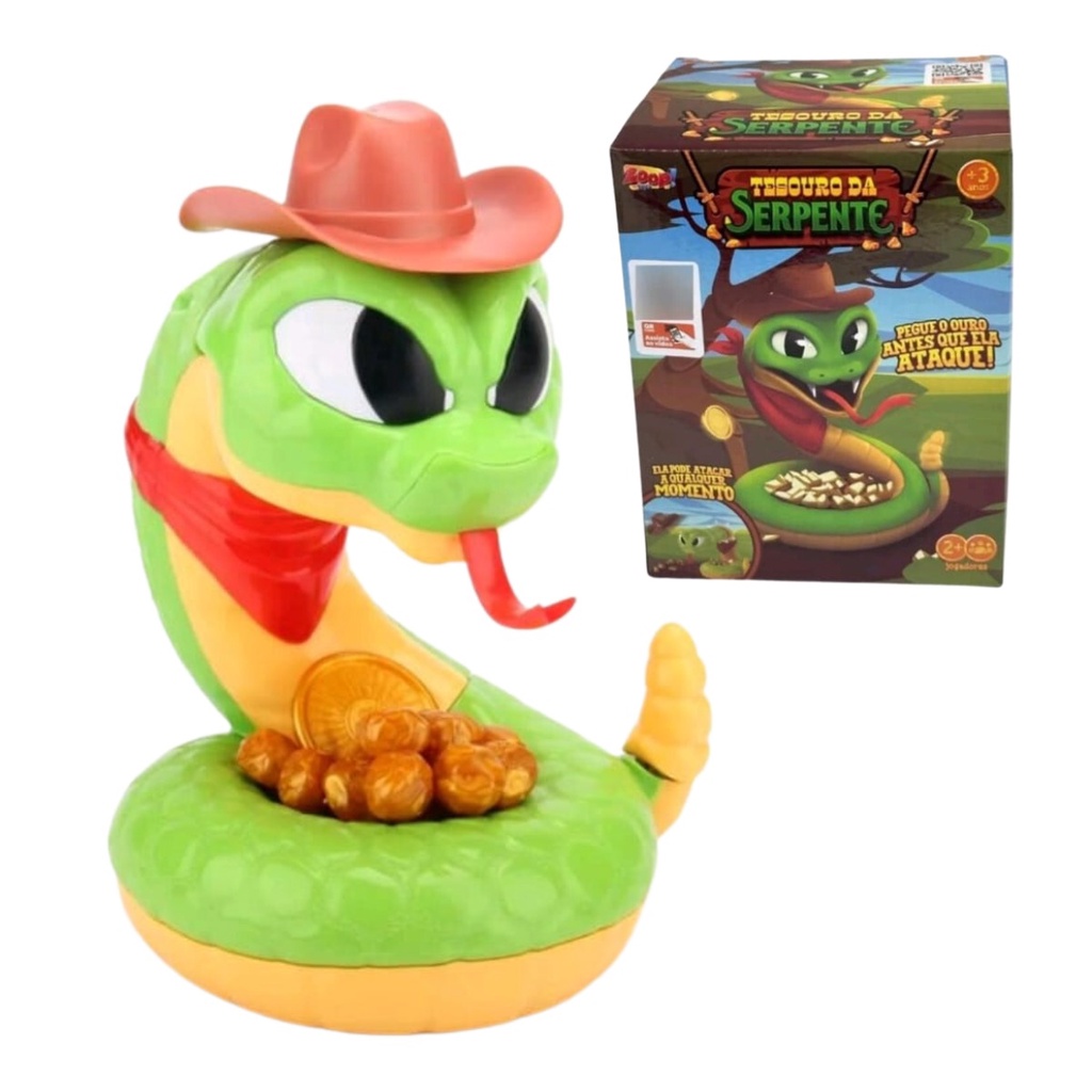 Brinquedo Tesouro da Serpente Jogo de Estratégia Educativo- Zoop Toys