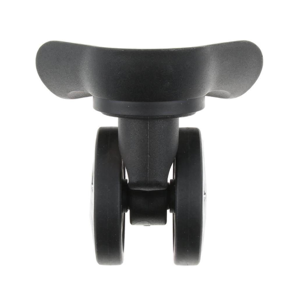 1/2/3 A09 Rodízios De Bagagem De Mala Liso E Silencioso Rodas Duplas De Rolo Para De Viagem