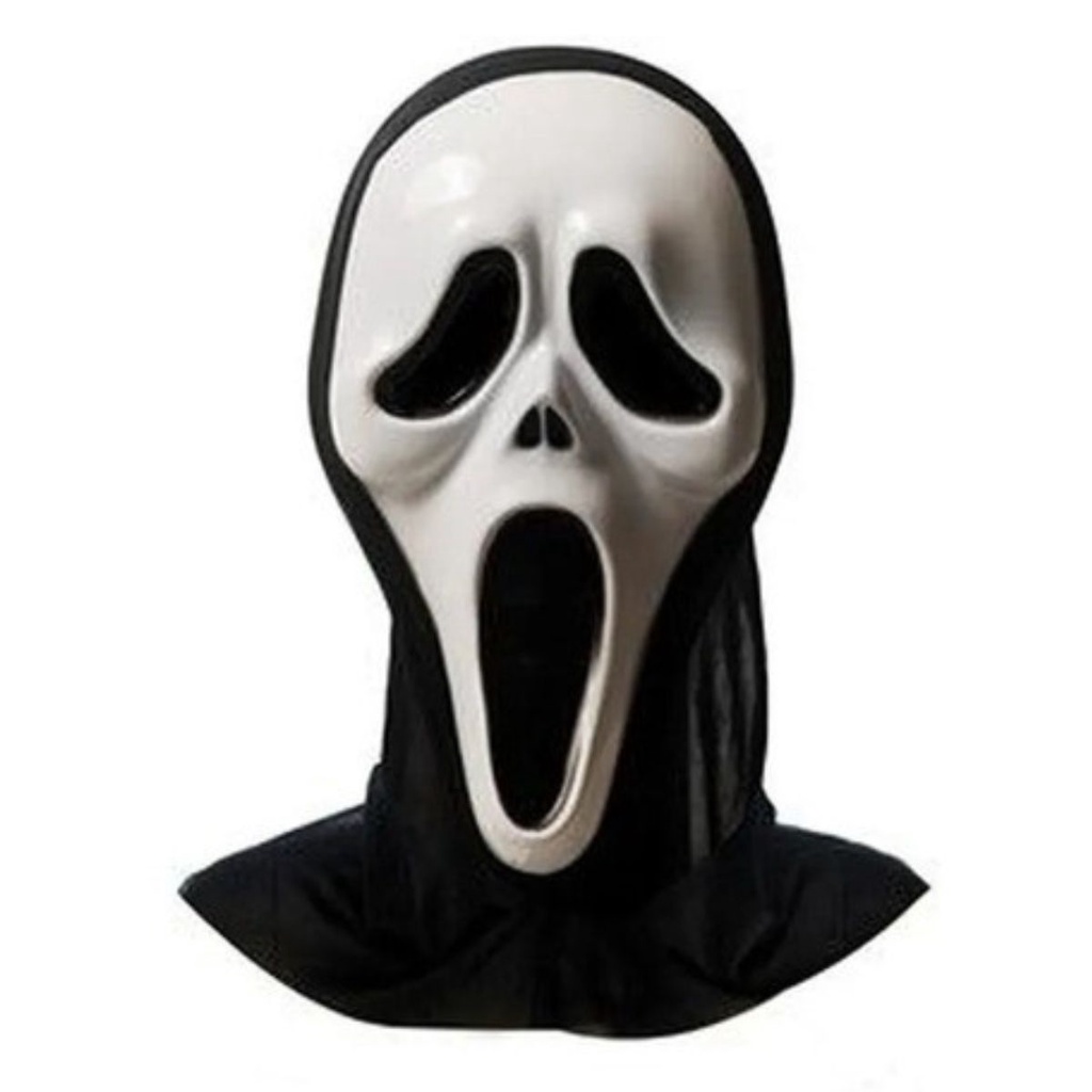 Máscara Facial De Halloween Assustador Jtff Máscaras Faciais De Horror  Sorridente Os Adereços Do Mau Cosplay - Escorrega o Preço