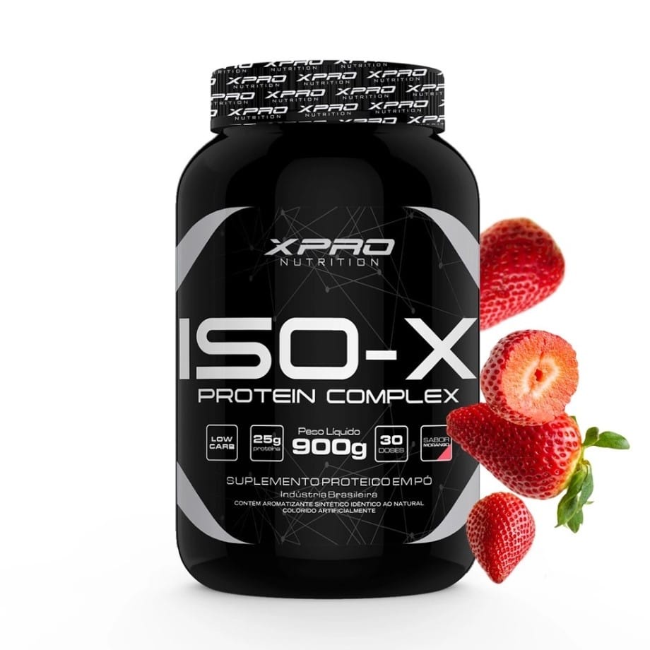 Whey Protein ISO X Protein Complex Xpro Morango 900g