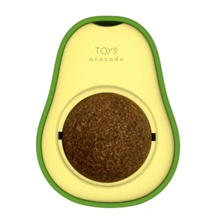 Abacate Brinquedo Interativo para Gato Pet com Catnip 3 Modelos Divertidos