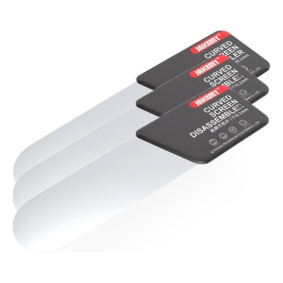 Kit 3 Espátulas Celular Bateria Flexível Jakemy Curved 0.1mm