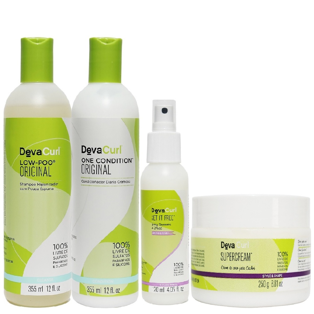 Kit Deva Curl Low Original 2x355ml + Supercream 250g E Set | Shopee Brasil