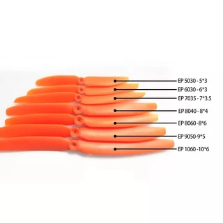 Hélice Gemfan Laranja 9x5 para Aeros Elétricos