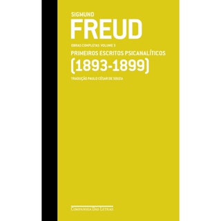 SIGMUND FREUD - OBRAS COMPLETAS VOL 3 - CIA DAS LETRAS