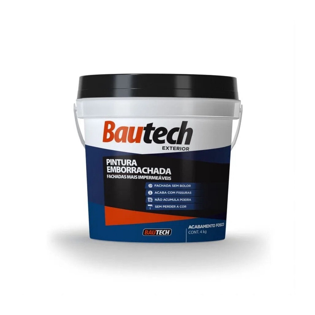 Tinta Pintura Emborrachada Concreto 04KG Bautech Shopee Brasil