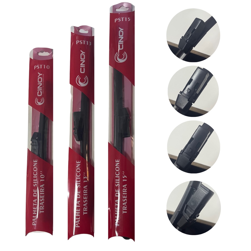 Palheta Traseira Silicone 10 13 15 Atacado Revenda Cinoy