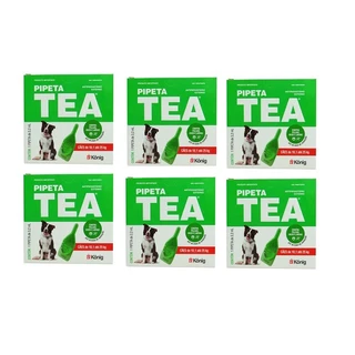 Kit 6 Anti Pulgas Pipeta Tea Para Cães De 10,1 Kg Á 25kg