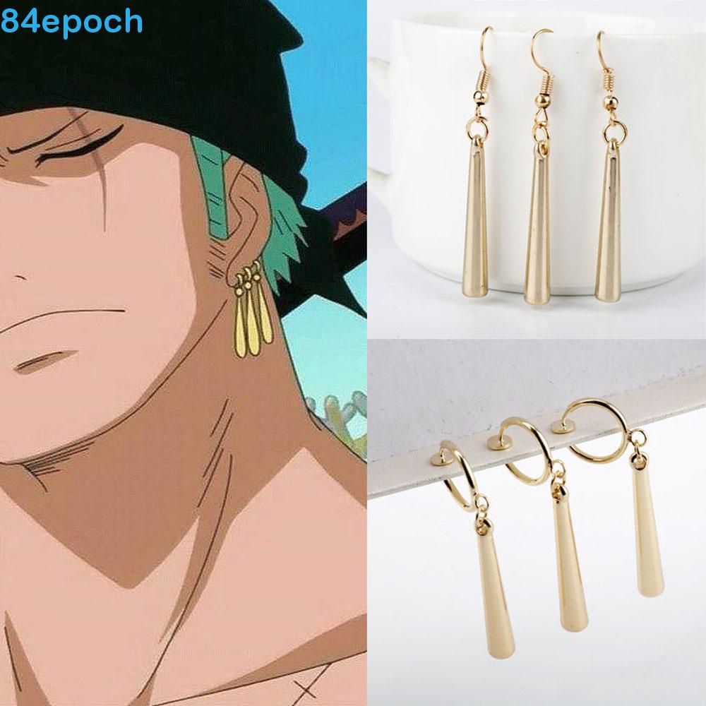 Anime japonês Roronoa Zoro Brincos, Cartoon Jóias Acessórios, Presente para  Amigos, Fãs, Moda