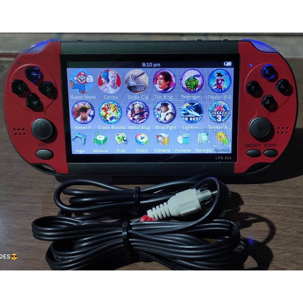 Consola de Jogos Portátil LCD de 35 polegadas Retro Game Console com  suporte para 2 jogadores Conexão de TV Presentes para crianças