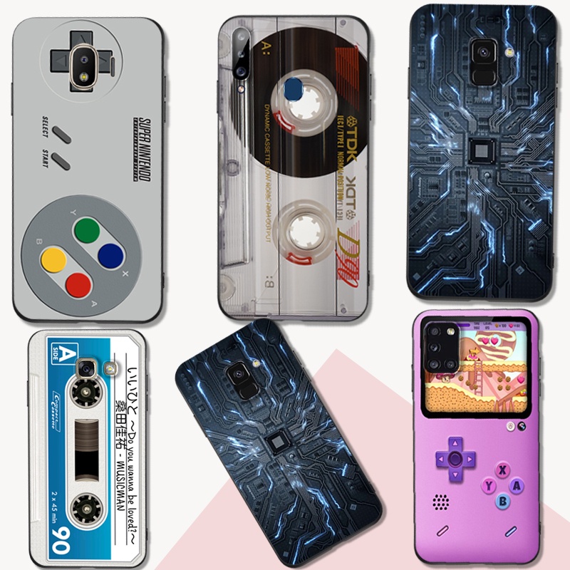 Estojo Para Samsung Galaxy S10 4G S10 Plus S10e S10e LITE Tampa Traseira Do Telefone Soft Silicon black tpu Retro Vintage Câmera