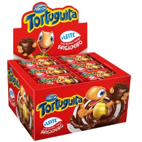 CHOCOLATE ARCOR TORTUGUITA BRIGADEIRO 24UN | Shopee Brasil