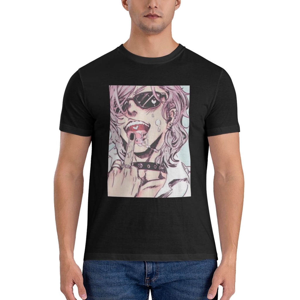 Camiseta Básica Unissex Algodão Yarichin Bitch Club Anime