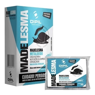 Kit 2 Lesmicida Madelesma Resistente à Umidade Elimina Lesma Caramujo Dipil 1KG