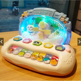 Piano Teclado Animal Infantil Sons Eletrônico 8 Teclas