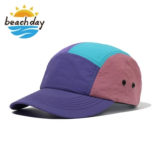 Beach Day Quick Dry Men Five Panel Multi Color Baseball Cap UPF 50 + Outdoor Nylon Leve Boné Esportivo De Golfe Visor Casual Fitted Hat