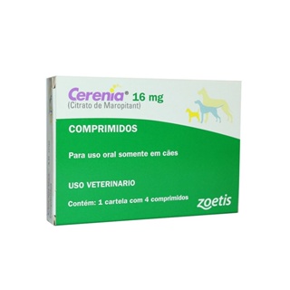 Cerenia Antiemético C/4 Comprimidos - Zoetis 16mg